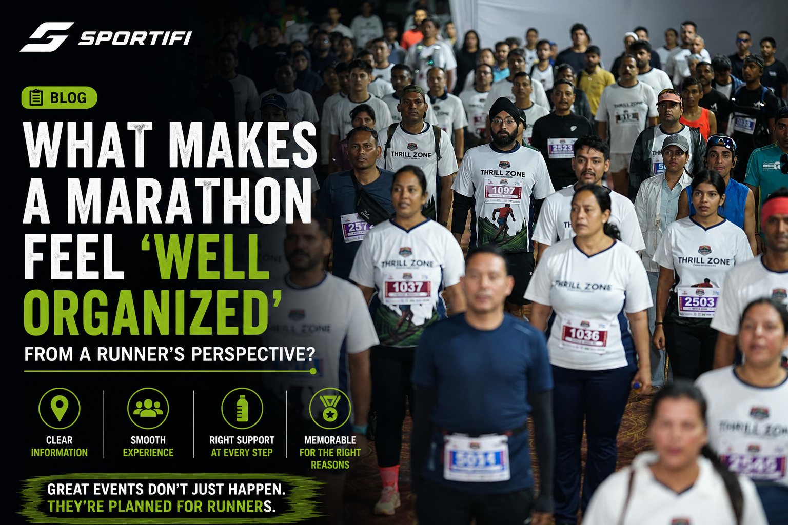What Makes a Marathon Feel 'Well Organized' From a Runner's Perspective?