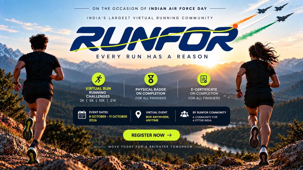 RUN FOR NATION | A Virtual Run for Air Force Day