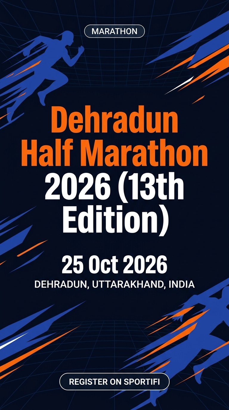 Dehradun Half Marathon 2026 (13th Edition) poster