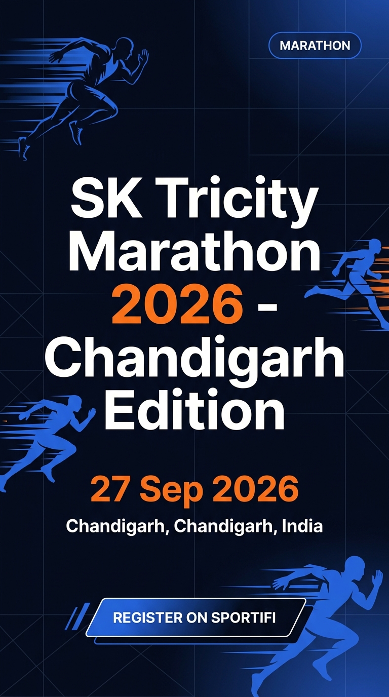 SK Tricity Marathon 2026 - Chandigarh Edition poster