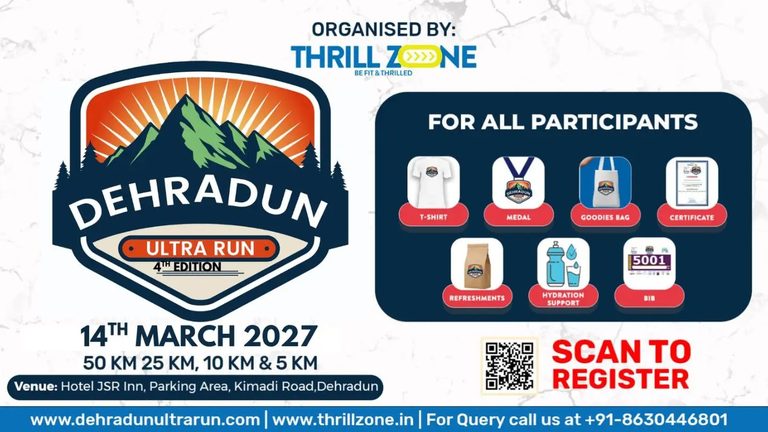Dehradun Ultra Run 2027 (4th Edition)