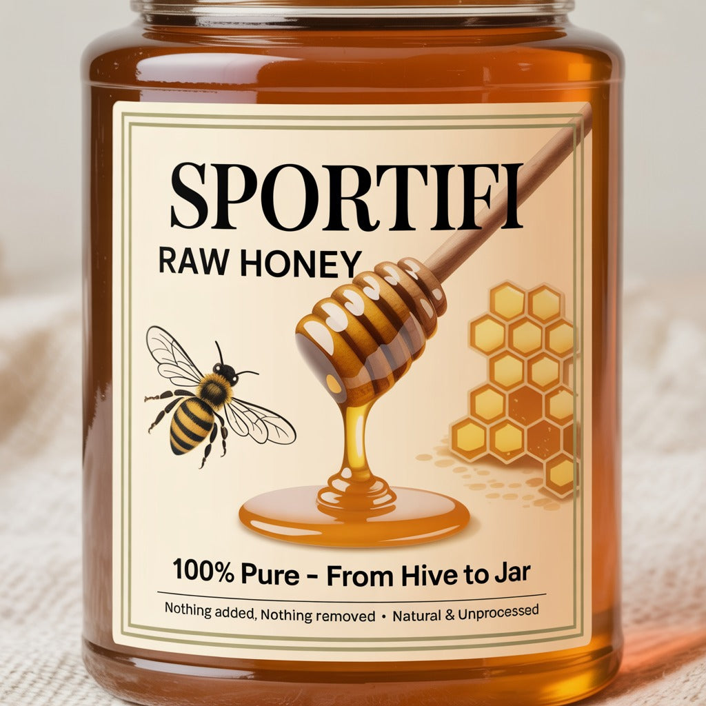 Sportifi Raw Honey - 100% Pure